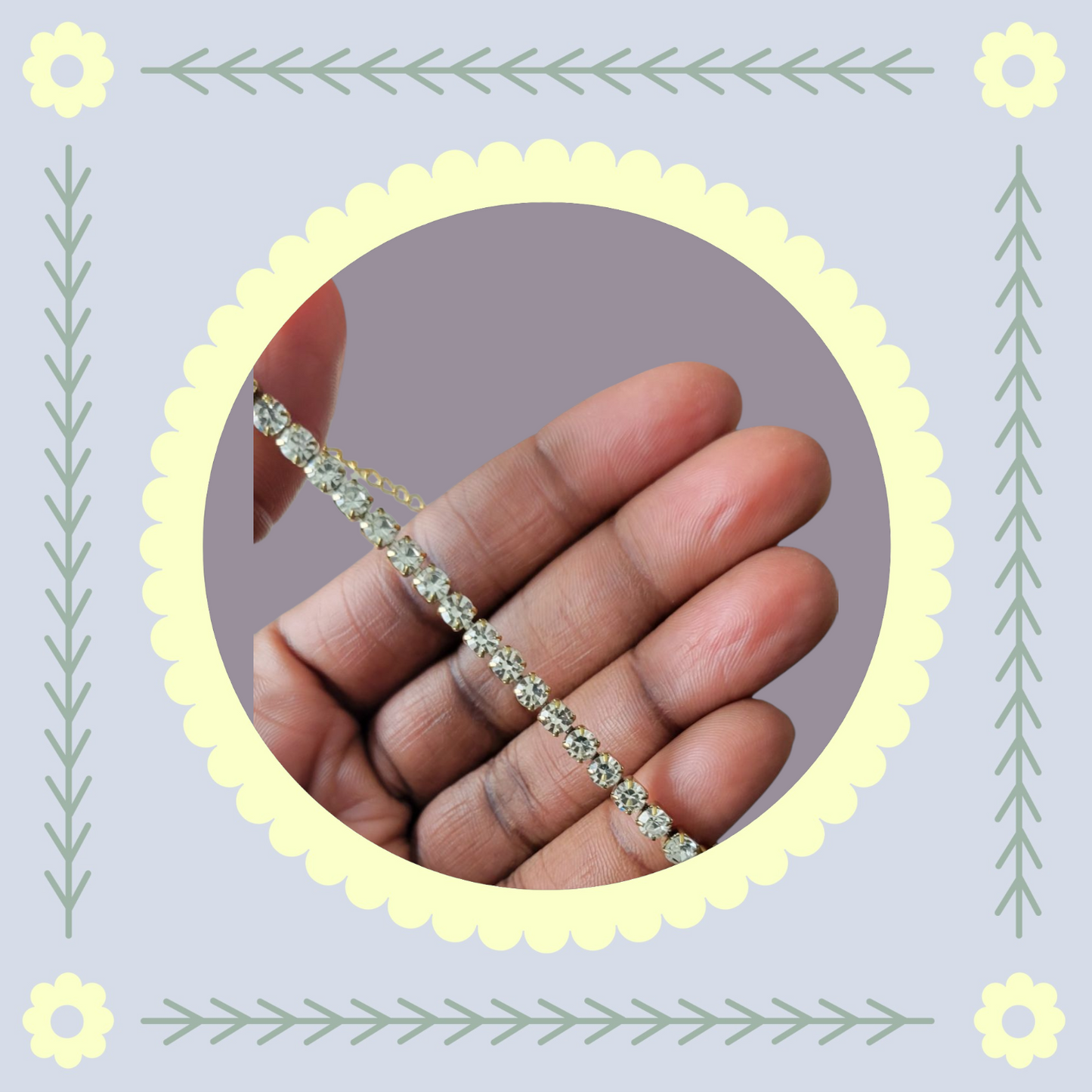 Tennis bracelet.
