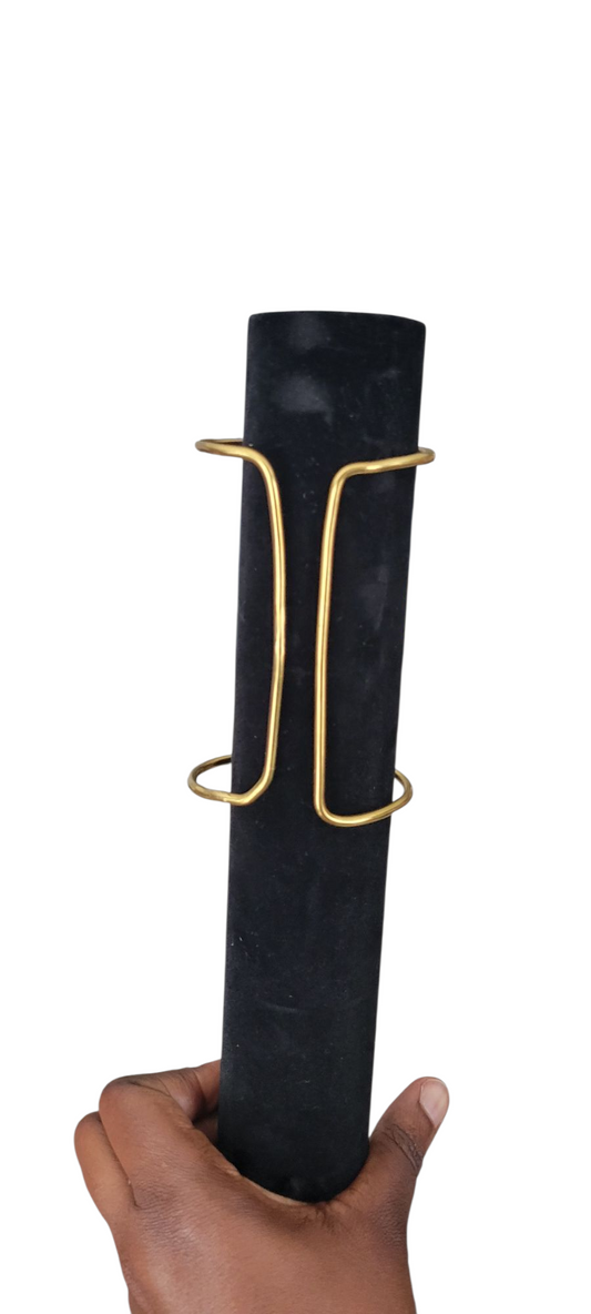 Adjustable Africa Brass bangles.