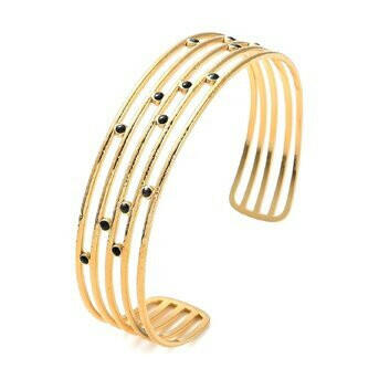 The Melora Bracelet -18k Gold-plated steel.