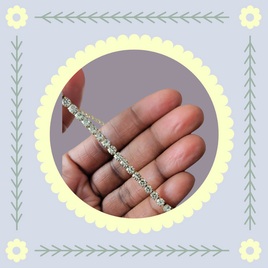 Tennis bracelet.