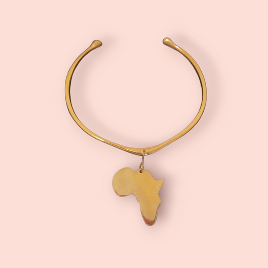 Africa brass choker neck pieces.