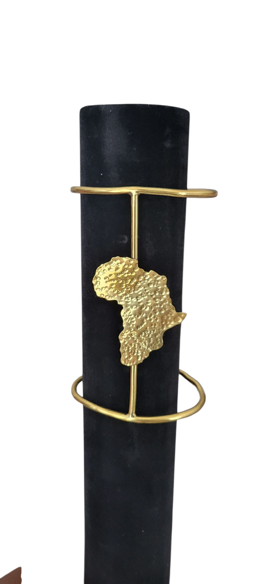 Adjustable Africa  Brass bangles.
