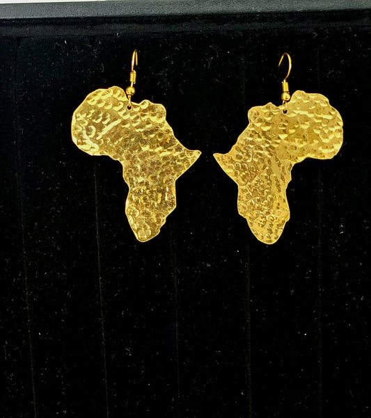 Drop Brass earrings Africa  collection.