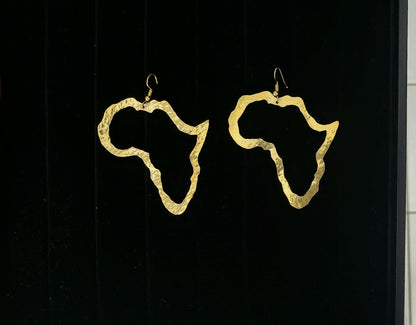 Drop Brass earrings Africa  collection.