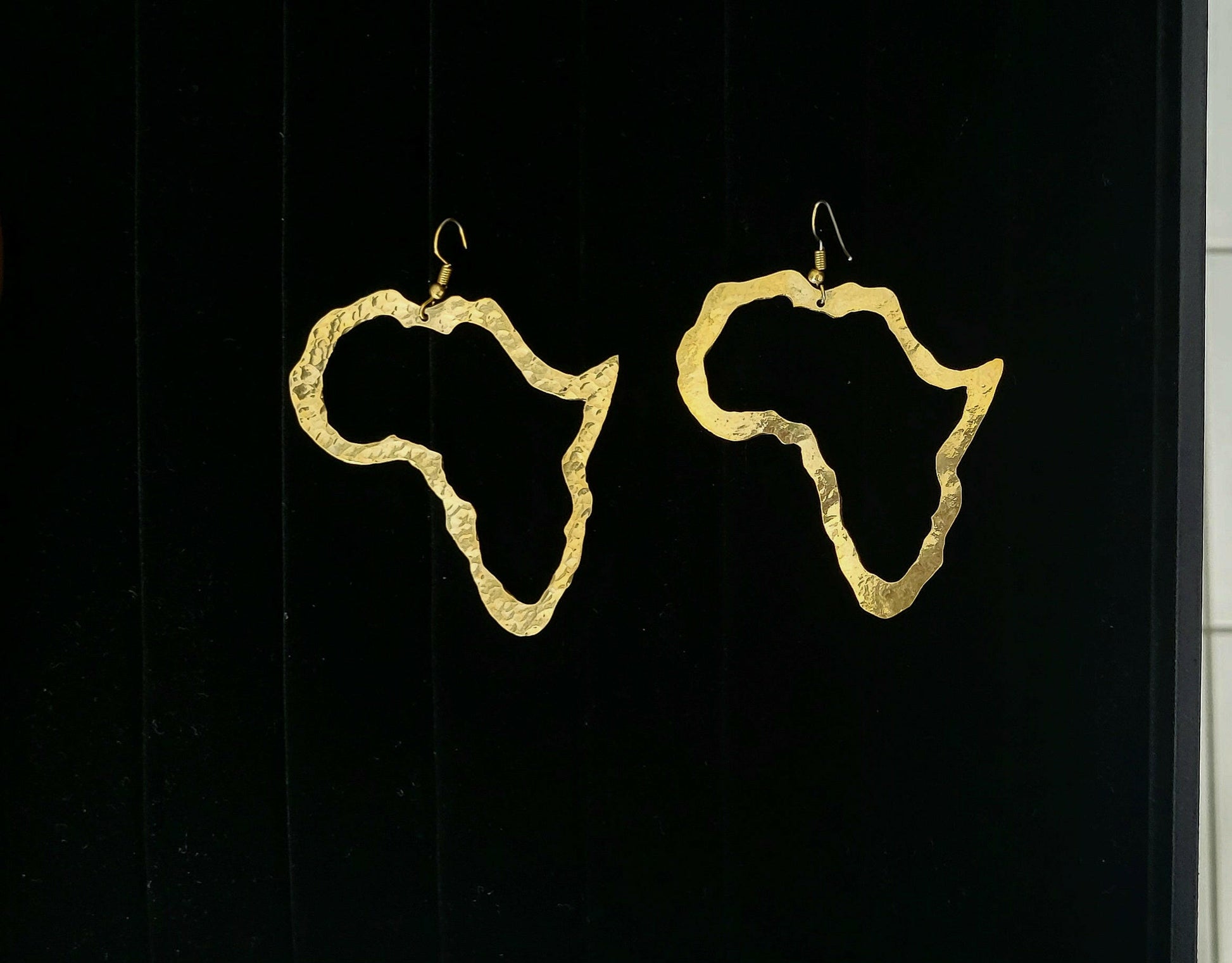 Drop Brass earrings Africa  collection.
