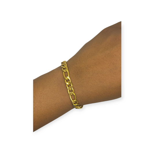 Classic cuban Gold Bracelet.