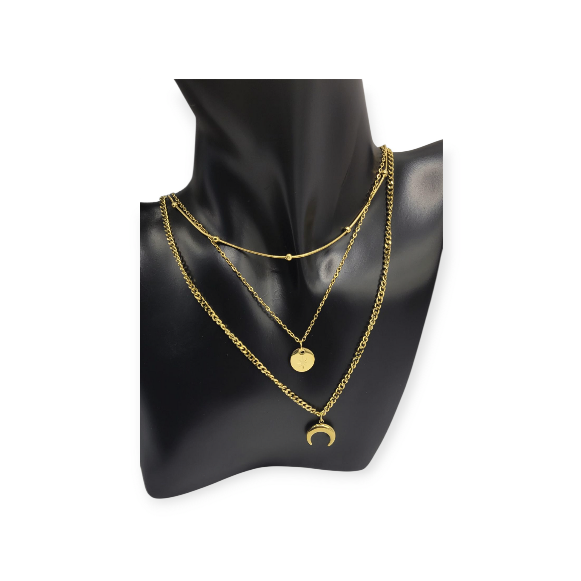 Celeste coin necklace.