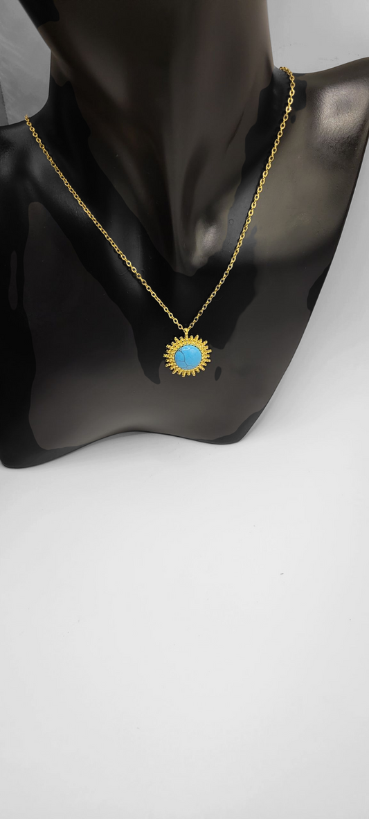 Rayah Glow 18K Gold-plated necklace.