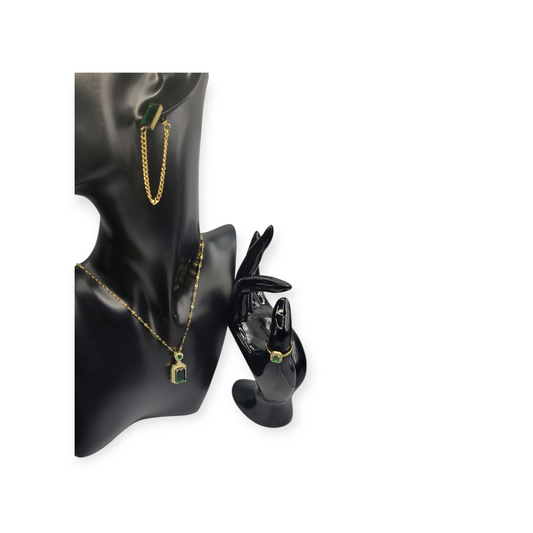 Opulent Classic set-18k Gold plated steel.