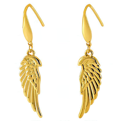 "Angel Wings" earrings 18k Gold-plated steel