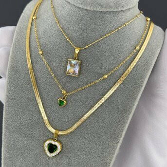Stargaze Glow 18k Gold-plated necklace.
