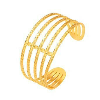 Glow essential set-18k Gold-plated steel.