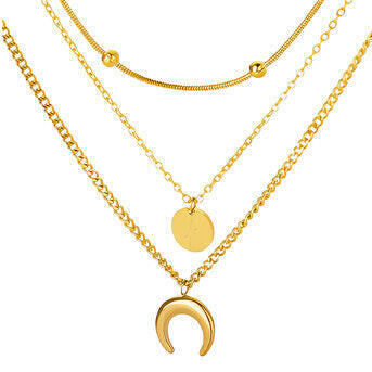 Celeste coin necklace.